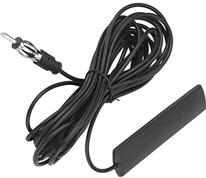 Radio Antenna, 5M Cable Aerial, FM Radio Antenna, Compact Patch Aerial, Rear Windscreen for Car