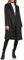 Karl Lagerfeld Paris Damen Gürtel Wickelstil Nieten Mantel, Schwarz, L