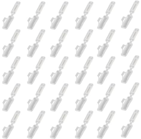 30 Fascette per Cavi Bianche, Etichette per Cavi Antiumidità in Nylon di Alta Qualità - Organizzazione e Identificazione Facile dei Cavi - Set da 30 Pezzi