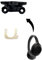 JoesGEcom Improved Designed Better Than Original Replacement for Sony Headphones WH-1000XM4 XM4 Hinge Swivel Replacement U Metal Lock Repair Fix Replacement - Parts (Black - Left Side)