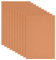 BENECREAT 10 Pcs Leder Stiffener Blätter, Light Salmon Bag Stiffener, 20x30cm Bonded Leder Blatt für Leder Tasche Liner, Craft DIY, 0,8mm dick