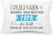 Yufansd Kissenbezug 'Dieses Kissen gehört dem besten Papa der Welt' - Geschenk für Papa - Vatertag, Geburtstag, Weihnachten - Dekoration - 50 x 75 cm - Herz, Stern, Planet - Personalisiert