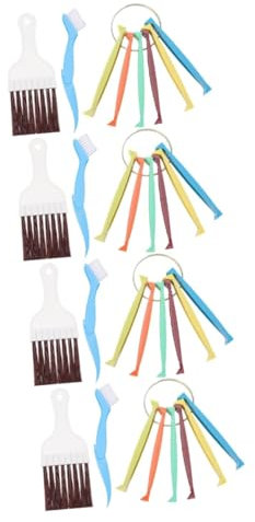 Alipis 12pcs Air Conditioner Cleaner Car Radiator Fin Comb Brush Condenser Fin Brush