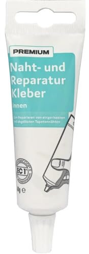 FarbenFux Premium Nahtreparaturkleber für Tapeten, 60 g, Weiß