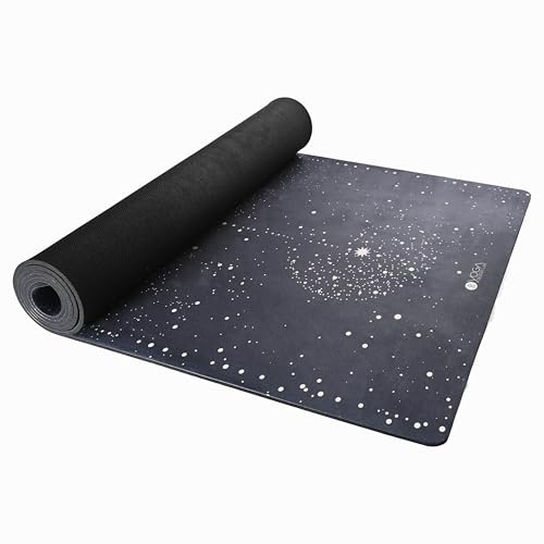 Yoga Design Lab The Combo XL Yogamatte, 2-in-1-Matte + Handtuch, umweltfreundlich, ideal für Hot Yoga, Power, Bikram, Ashtanga, Sweatshirt, Studioqualität, inkl. Tragegurt (Himmlisch)