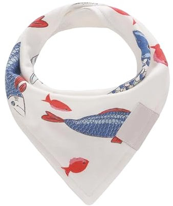 Gissroys Babero para bebé, Peces marinos, Talla única