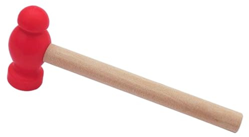 Marteau jouet - 5,31 pouces - Marteau éducatif en plastique - Outil de simulation pour enfants - Favorise la créativité et les compétences à la maison, à l'école ou en déplacement