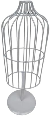 Allayu Stilvoller Puppenständer aus Metall zur Präsentation verschiedener Puppen und Kleidungsstile, Puppenkleider, Mäntel, Miniaturmöbel.