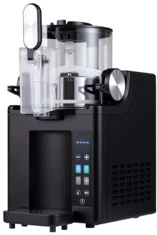 FANTASK Macchina per granite da 1,5 l | Slusheis - Macchina per gelato con LED touch, 4 modalità, autopulente, per granite, gelato morbido e cocktail