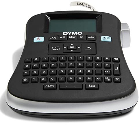 DYMO LabelManager 210D Beschriftungsgerät | Etikettiergerät mit QWERTZ Tastatur & großem Grafikdisplay | für DYMO D1 Etiketten in 6, 9, und 12mm Breite