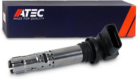 ATEC Germany 1x Zündspule 4-polig Zündmodul 12V Stabzündspule