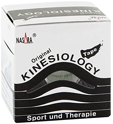 NASARA Kinesiology Tape classic 5 cm x 5 m schwarz