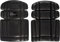 JCB - Accessori per abbigliamento da lavoro - Ginocchiere Cannock - Ginocchiere - Ginocchiere per lavoro - Adatto per abbigliamento da lavoro con tasche al ginocchio - Grigio - Taglia unica