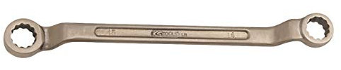 KS Tools 963.7410 BRONZEplus Doppel-Ringschlüssel gekröpft 24x27 mm