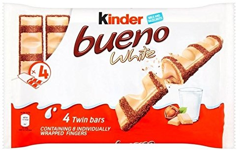 Kinder Bueno Weiß 4 Stück 4 X 39G - Packung mit 2