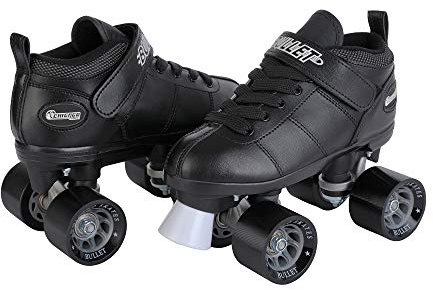 Chicago Skates Herren Chicago Speed 7 Quad, Derby, Rink Skate, Schwarz, 38 EU