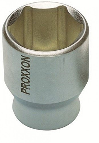 PROXXON 2223430 - Douille courte Hexagonale 1/2 32 mm, Argent/Vert