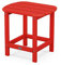 Polywood SBT18SR South Beach 18 Outdoor Side Table, Sunset Red
