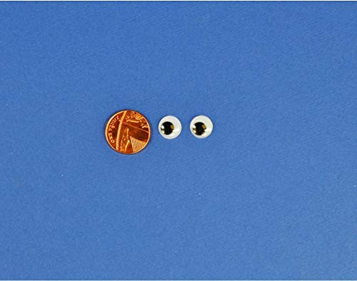 55 Self Adhesive 10mm Craft Googly Eyes |Wiggly Wobbly Eyes | Wiggly Wobbly Eyes