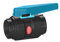 TRU-DESIGN PLASTICS, TD Kugelsperrventil KS Hebel blau 1 Zoll, 58370