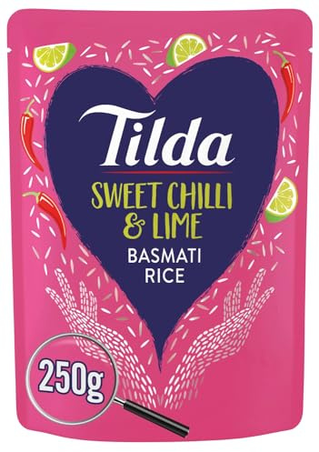 Tilda Microwave Sweet Chilli and Lime Basmati Rice, 250g