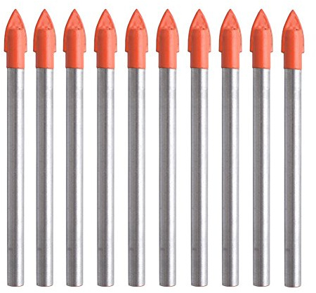 Gunpla multi-material drill bit set, carburo cementato muratura per vetro, plastica, mattonelle, cemento, mattoni, muro, legno e mattoni
