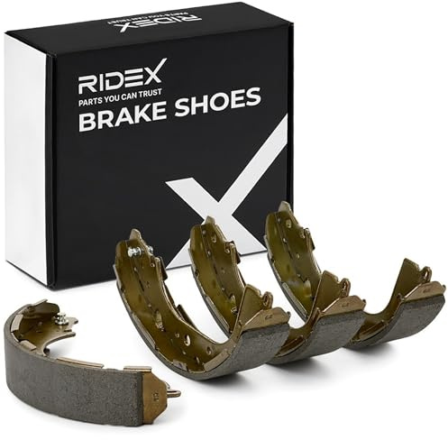 RIDEX 70B0034 Juego de zapatas de frenos Trasero sin palanca sin palanca freno de mano Compatible con NISSAN NAVARA D22