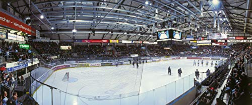 Ingolstadt Eishockey Arena Panorama – Poster 240 x 100 cm – hochwertiger FineArtPrint