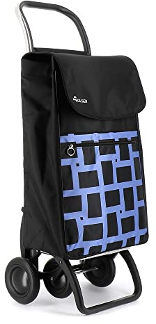 Einkaufstrolley Rolser Box Geometrik 4.2 - Blau