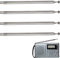 RUNCCI-YUN 4 pcs Antenne Télescopique,Antenne Radio FM,Antenne Chaine HiFi,Antenne Télescopique 7 Sections,AM antenne télescopique,Récepteur AV antenne télescopique pour Dab/FM/Radio