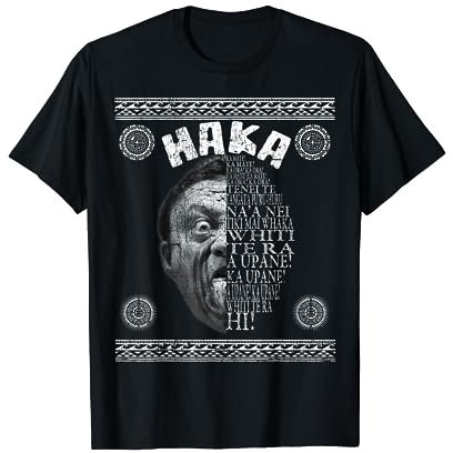 Haka Fans Maori Krieger New Zealand Rugby T-Shirt