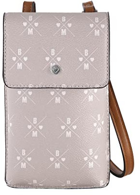 Be Mine Umhängetasche Mona | schicke Handytasche für Damen | passend für alle gängigen Smartphones | aus hochwertigem Kunstleder (Taupe)