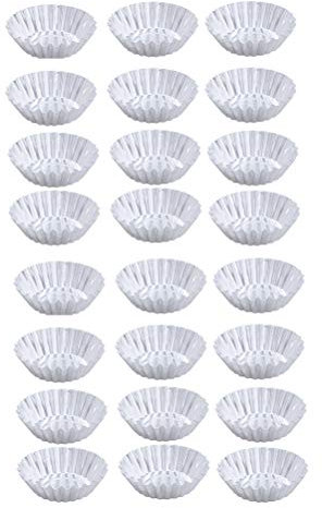 YARNOW Non-Stick Egg Maker Molds 24pcs Aluminum Alloy Tartlets Pans Great for Muffin Cupcake Baking