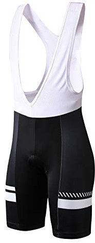 INBIKE Salopette Corta Traspirante da Ciclismo con Fondello Pantaloncini con Bretelle Uomo Asciugatura Rapida Estivi,L