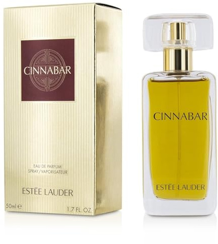 Estée Lauder Cinnabar Eau de Parfum Spray with Notes of Jasmine, Orange Flower & Clove | Perfumes for Women, 1.7 Fl Oz