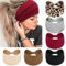 Kavya 6 Pcs Stirnband Damen Breite Elastische Weiche Boho Haarbänder Leopard Print Haarschmuck Yoga Sport Haarband Mehrfarbig Haarreifen Damen