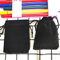 100 Pcs/Lot Velvet Drawstring Bags Jewelry Package Bags Velvet Gift Bags Christmas Wedding Packaging Gift Bags&Small Pouches-Black,9x12cm