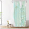 Shrahala Mint Green Marble Decorative Shower Curtain, Turquoise Marble Inky Texture Pastel Blue Bathroom Décor Polyester Fiber Waterproof with Plastic Rings for Shower Stall Bathtubs 72 x 36 in