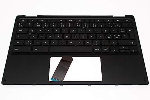 acer Tastatur Nordisch (Nordic) + Top case schwarz Chromebook 11 CB3-131 Serie (Original)