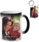 Tasse mit Foto & Text bedrucken Lassen/Farbige Tasse+Schlüsselanhänger (Farbwechsel)