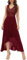 Berylove Party Kleid Abendkleider Lang Cocktailkleid Damen Pailettenkleider für Abschlusskleid Damen Schwarz BLS0015 Burgundy S