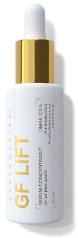 Santamarina Cosmetics Serum Facial Reafirmante Ultraconcentrado GF LIFT con 5 Factores de Crecimiento Liposomados y DMAE 2.5% - Todo tipo de Piel - Para las Pieles más exigentes - 30 ml
