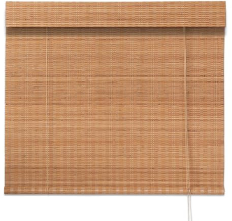 Retro Bambusrollo Blickdicht, Bambus-Rollo für den Innenbereich Schnurzugrollo Sonnenschutz und Sichtschutz Rollos für Fenster und Türen,anpassbar (W×H:140×110cm)