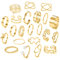 MKVZIYE 22 Stück Boho Gelenk Fingerringe,Stapelbare Midi Ringe Set,Gold Vintage Stapelbarer Ring,Ideal für Geburtstagsfeiern, Abschlussbälle usw
