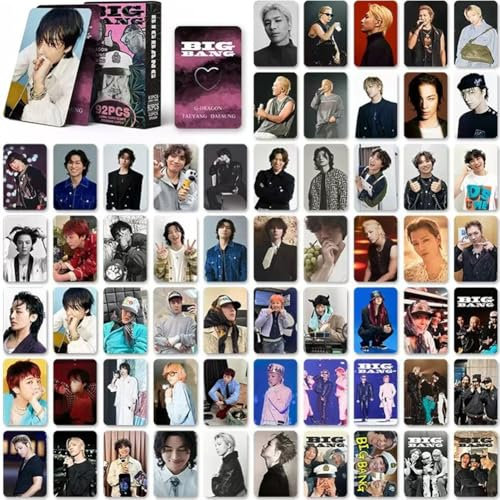 92PCS Kpop Bigbang Karten,Kpop Bigbang Fotokarten,Bigbang Album Karten,Kpop Bigbang Merch Mini Fotokarten Set Fans Geschenk