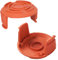 2 Pezzi di Ricambio in Plastica Piccolo Tappo per Bobina,Decespugliatore Copertura Bobina Ricambio,Tappo per Bobina per Tagliaerba,Compatibile con il coperchio rotante Worx WG150-180