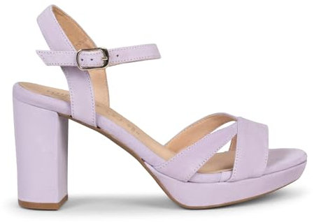 miMaO PARIS – Sandalias de fiesta con tacón alto y plataforma LILA