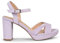 miMaO PARIS – Sandalias de fiesta con tacón alto y plataforma LILA