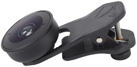Fisheye Lens Clip On Cell Phone Lens 195 Degree for Smartphones