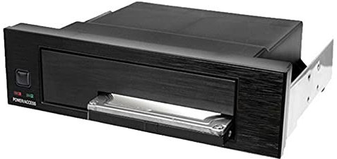 Fozriybefy Universeller Hot-Swap-Wechselrahmen für 2,5- oder 3,5-SSD/HDD, Internes Festplatten-Backplane-GehäUse Ohne Einschub